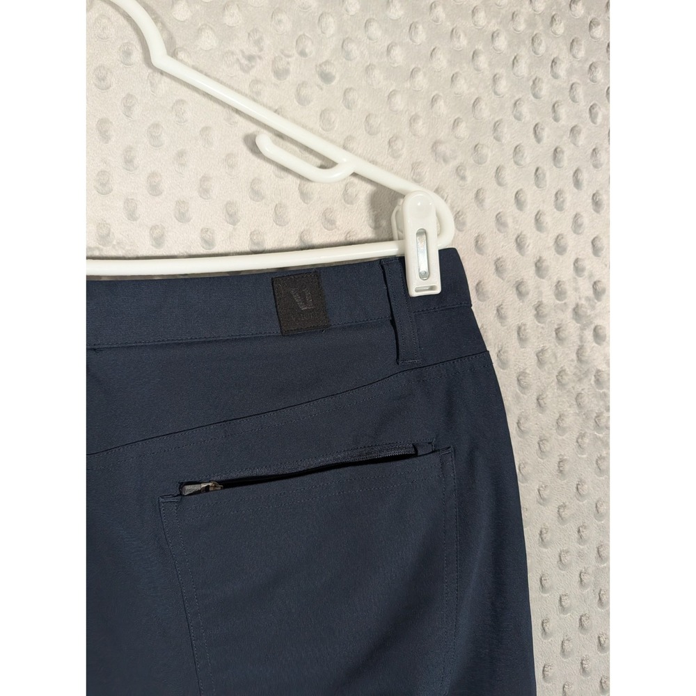 Vuori Meta Pants Men's 32x29 Navy Blue Performance Stretch V430-S (Short) Chino - Picture 8 of 13